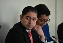 El Juzgado Décimo Penal aplazó nuevamente la audiencia de primera declaración contra Stuardo Campo por el caso Libramiento de Chimaltenango. Foto La Hora: Archivo