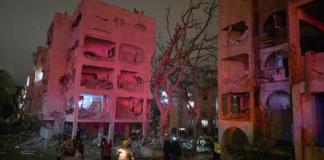 ARAD (ISRAEL), 21/03/2026.- Una treintena de personas, entre ellas al menos cuatro en estado grave, resultaron heridas este sábado tras el impacto directo de un misil en la ciudad israelí de Arad, en la región meridional del Néguev, según informaron diferentes servicios de emergencias. EFE/MDA -SÓLO USO EDITORIAL/SOLO USO PERMITIDO PARA ILUSTRAR LA NOTICIA QUE APARECE EN EL PIE DE FOTO (CRÉDITO OBLIGATORIO)-