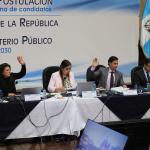 La votación por las objeciones contra Consuelo Porras evidenciaron la división en la Comisión de Postulación para Fiscal General.