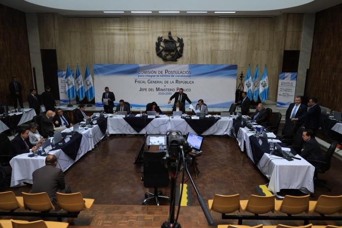 Comisión de postulación para Fiscal General 2026-2030.