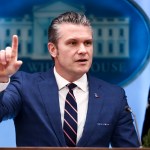 Archivo del Secretario de Guerra de EE.UU. Pete Hegseth. Foto La Hora: EFE