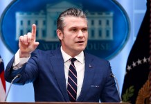 Archivo del Secretario de Guerra de EE.UU. Pete Hegseth. Foto La Hora: EFE