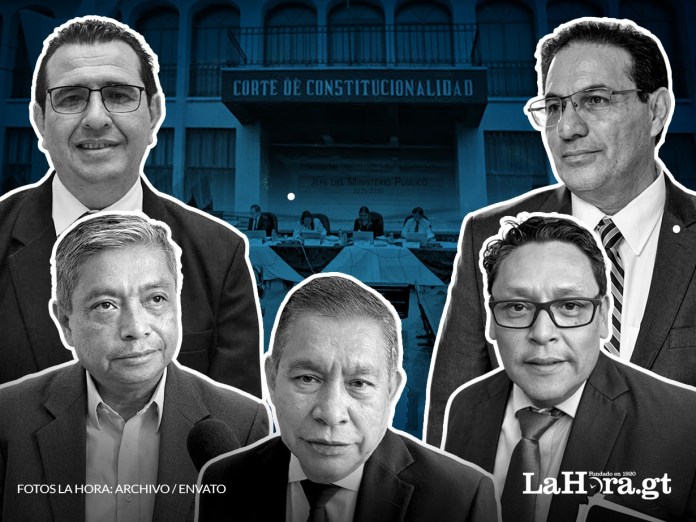 Cinco candidatos serían excluidos de la nómina de Fiscal General en caso la Corte de Constitucionalidad (CC) resuelva un amparo.