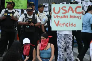 MP y PNC se encuentra en ingreso al campus central de la Universidad de San Carlos