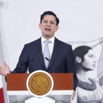 La Cancillería mexicana afirmó este miércoles que enviará una queja diplomática a la Embajada de Estados Unidos en México por la forma en que se hizo pública la acusación contra el gobernador de Sinaloa (noroeste), Rubén Rocha Moya. Foto La Hora: EFE