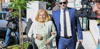 Fotografía de archivo del 3 de abril de 2025 donde se muestra a la hermana de Diego Maradona, Rita Maradona. Foto La Hora: EFE