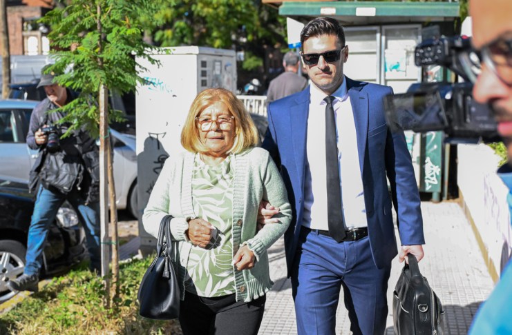 Fotografía de archivo del 3 de abril de 2025 donde se muestra a la hermana de Diego Maradona, Rita Maradona. Foto La Hora: EFE