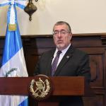 El presidente Bernardo Arévalo