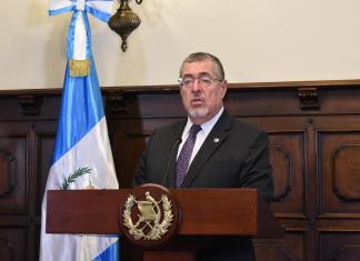 El presidente Bernardo Arévalo