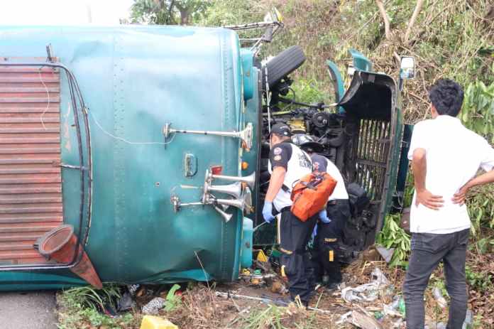 Bus accidentado en ruta a El Salvador operaba con certificado mecánico falso.