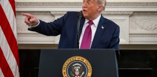 Archivo del presidente de EE.UU., Donald Trump, en la Casa Blanca. Foto La Hora: EFE