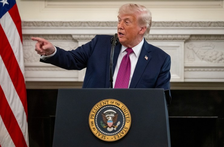 Archivo del presidente de EE.UU., Donald Trump, en la Casa Blanca. Foto La Hora: EFE