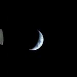 Imagen distribuida por la NASA que muestra la nave Orion de la misión Artemis II en su trayectoria de alejamiento de la Tierra. EFE/ NASA **SOLO USO EDITORIAL/SOLO DISPONIBLE PARA ILUSTRAR LA NOTICIA QUE ACOMPAÑA (CRÉDITO OBLIGATORIO)***