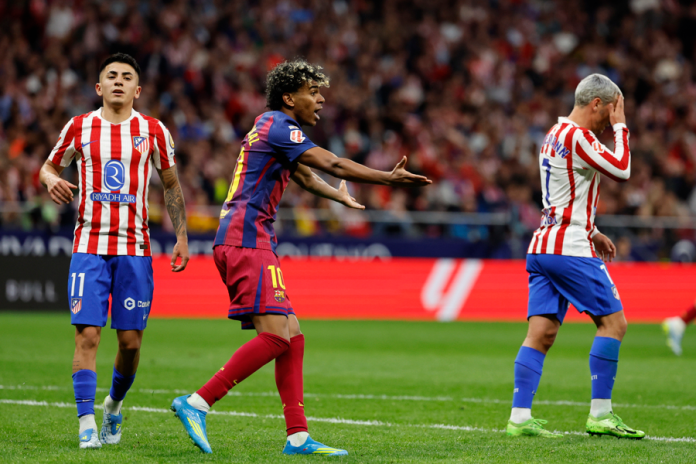 Barcelona y Atlético de Madrid FC Barcelona y Atlético de Madrid se han enfrentado en un total de cuatro ocasiones en la UEFA Champions League.