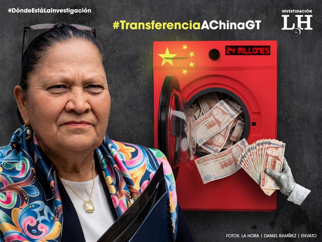 Los Q23 millones que pararon en bancos de China tras adjudicaciones del Estado y que la fiscal general Consuelo Porras ignoró. Diseño: La Hora.
