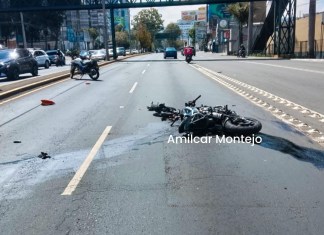 Bulevar Los Próceres cerrado tras muerte de motorista. Foto La Hora: Amílcar Montejo
