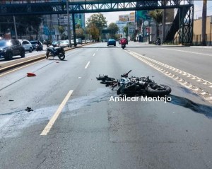 Cierran el bulevar Los Próceres por muerte de motorista en accidente de tránsito