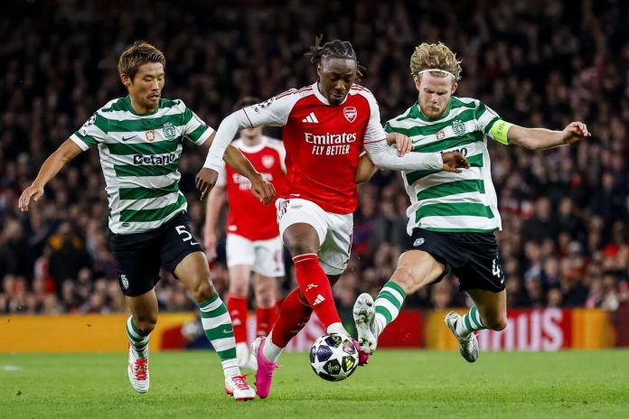 Arsenal clasificó a las semifinales de la UEFA Champions League tras vencer al Sporting de Lisboa por un global de 1-0.