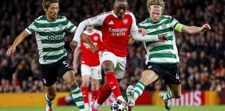 Arsenal clasificó a las semifinales de la UEFA Champions League tras vencer al Sporting de Lisboa por un global de 1-0.