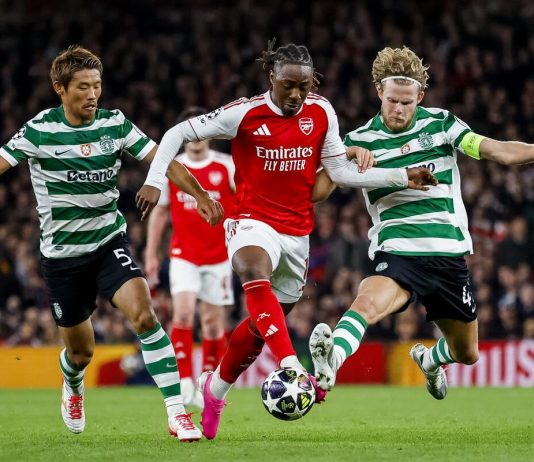 Arsenal clasificó a las semifinales de la UEFA Champions League tras vencer al Sporting de Lisboa por un global de 1-0.