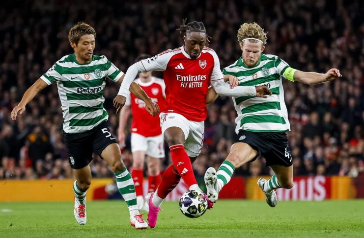 Arsenal clasificó a las semifinales de la UEFA Champions League tras vencer al Sporting de Lisboa por un global de 1-0.