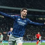 Arsenal, con un agónico gol de Kai Havertz al último minuto, venció 1-0 al Sporting de Lisboa en la ida de los cuartos de final de la Champions League.