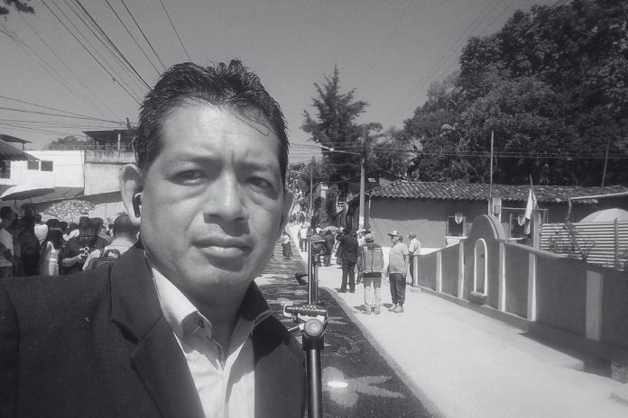 Periodista de Alta Verapaz, Carlos Humberto Cal Ical. Foto La Hora:. Redes Sociales de Cal Ical.