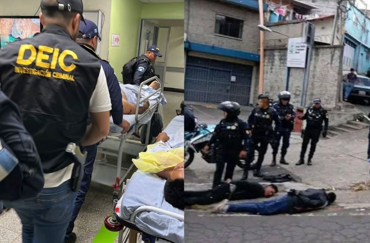 Dos sospechosos heridos y detenidos tras enfrentamiento armado con la PNC en San Juan Sacatepéquez