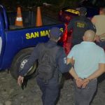 Mexicanos y guatemaltecos detenidos por desaparición de seis personas en San Marcos. Foto La Hora: PNC.