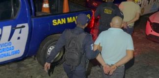 Mexicanos y guatemaltecos detenidos por desaparición de seis personas en San Marcos. Foto La Hora: PNC.