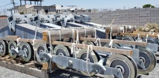 Sistema electromecánico del proyecto AeroMetro. Foto La Hora: MuniGuate.