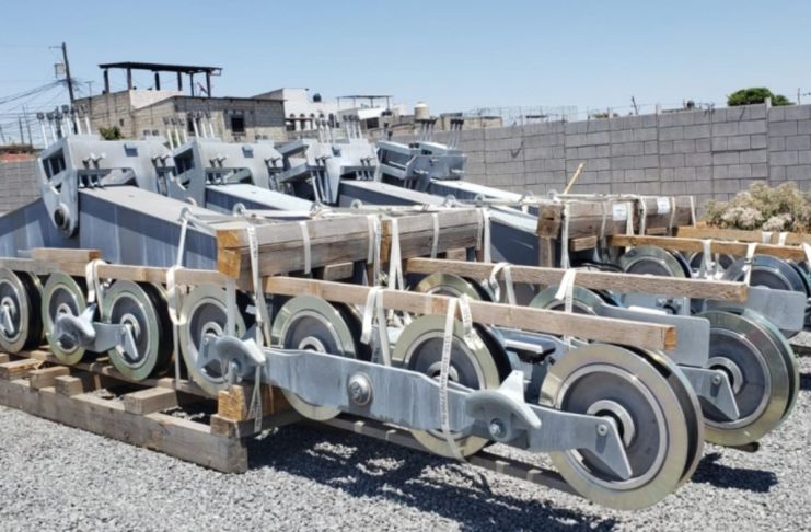 Sistema electromecánico del proyecto AeroMetro. Foto La Hora: MuniGuate.