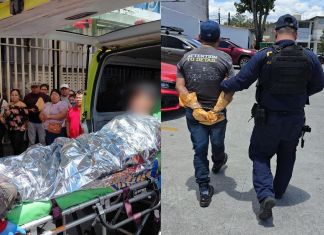 Altercado por supuesta deuda termina en ataque armado y captura en Mixco. Foto La Hora: PNC y CBM.