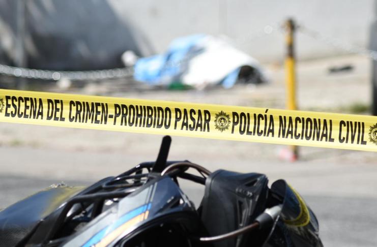 Ataque armadao en zona 4 capitalina. Foto La Hora: José Orozco.