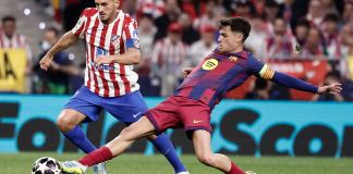 Atlético de Madrid, a pesar de caer ante el Barcelona en la vuelta de los cuartos de final, clasificó a las semifinales de la Champions League con un global de 3-2.