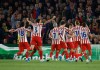 Atlético de Madrid venció 2-0 al FC Barcelona en el partido de ida de los cuartos de final de la UEFA Champions League.