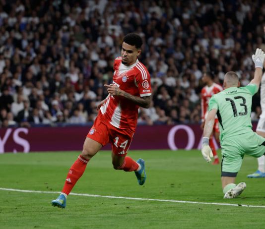 Bayern Múnich se impuso por un marcador de 2-1 al Real Madrid en el partido de ida de los cuartos de final de la UEFA Champions League.