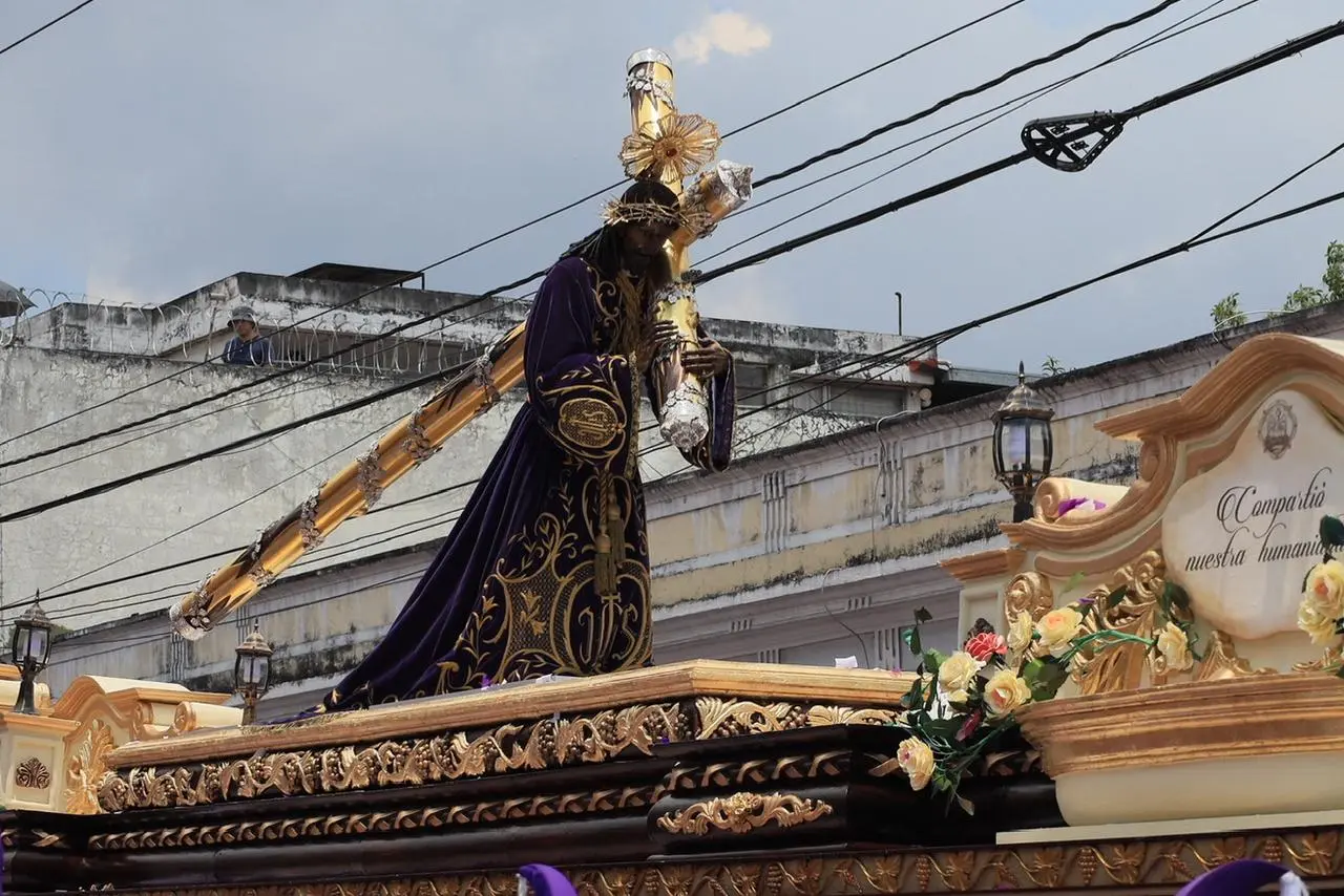 Jesús Nazareno de Candelaria en Jueves Santo: Foto La Hora: Daniel Ramírez