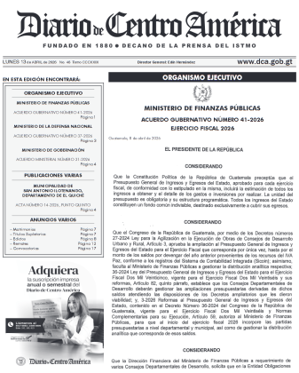 Q1 mil millones extra para los CODEDES; así se repartirá la ampliación presupuestaria en vigencia desde hoy