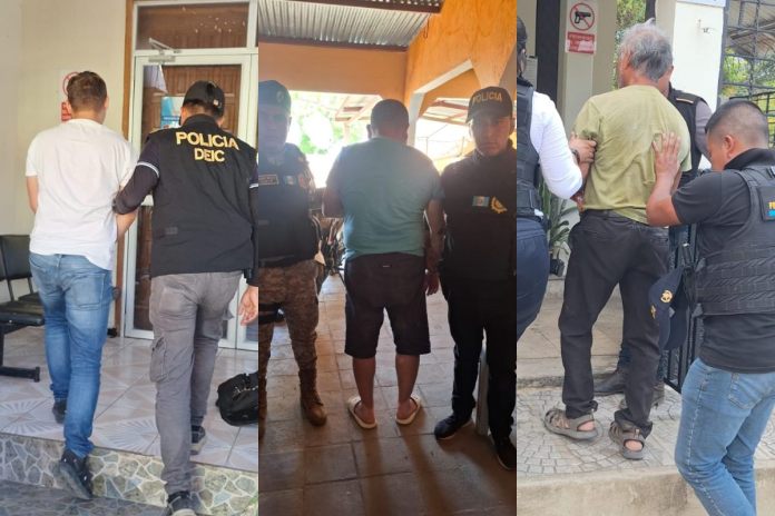 PNC captura a tres personas y decomisa 13 armas tras 37 allanamientos en Zacapa.