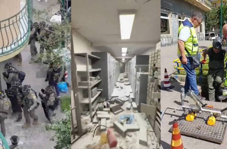 Con minucioso detalle ladrones asaltan banco en Italia y logran escapar por un túnel