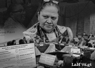 Consuelo Porras en su entrevista ante la Comisión de Postulación en un intento de ser fiscal general nuevamente. Foto La Hora: Alejandro Ramírez