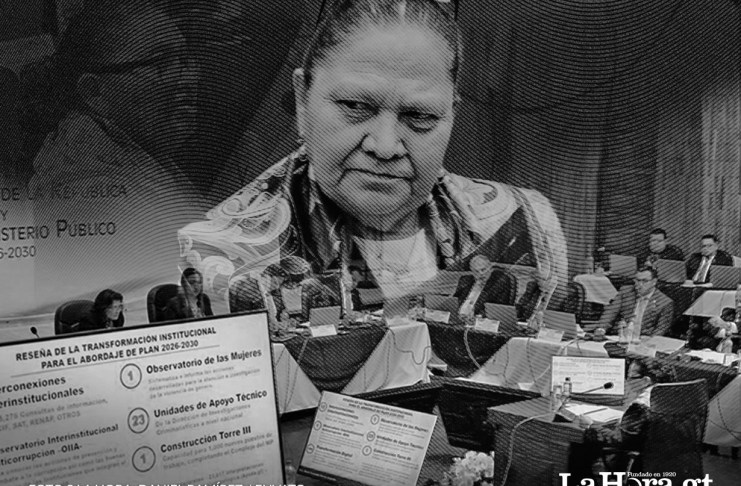 Consuelo Porras en su entrevista ante la Comisión de Postulación en un intento de ser fiscal general nuevamente. Foto La Hora: Alejandro Ramírez