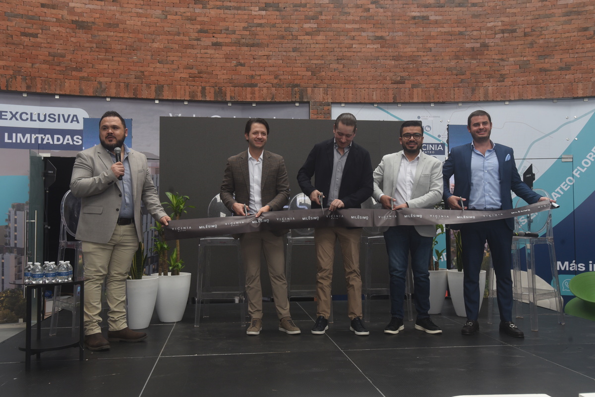 Representantes de Milesimo durante el lanzamiento de Vicinia Mateo. Foto: La Hora/ José Orozco.