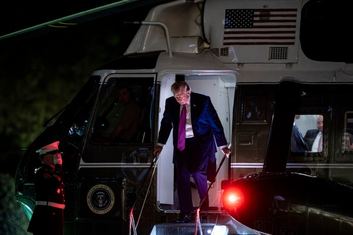 El presidente de Estados Unidos, Donald Trump, afirmó este sábado que ya ha comenzado el 