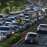 Choque mortal de motociclistas colapsa tránsito hacia carretera a El Salvador. Foto La Hora: José Orozco.
