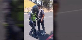 Conductor en estado de ebriedad con multa de Q5 mil y vehículo consignado. Foto La Hora: PMT Villa Nueva