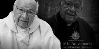 Fallece monseñor Mario Enrique Ríos Montt, hermano del expresidente de facto, el general Efraín Ríos Montt. Foto La Hora: Víctor García