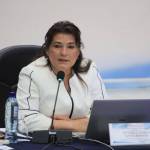 La secretaria de la comisión de postulación, Patricia Gámez, denunció actos intimidatorios que la FCT emprendió contra algunos postuladores. Foto La Hora: Daniel Ramírez