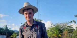 El ciudadano estadounidense, quien reside en Jocotán, Chiquimula, se recupera en un centro asistencial luego de ser atacado por una persona desconocida. Foto La Hora: redes sociales